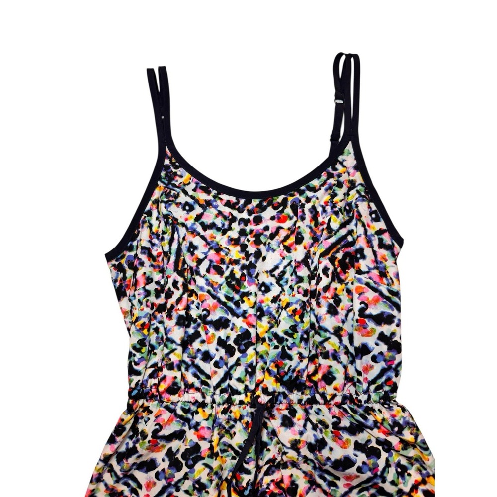 ATHLETA Size XXS Multicolor Sunbeam Easy Breezy Midi Dress Spaghetti Straps Adj - Picture 2 of 13